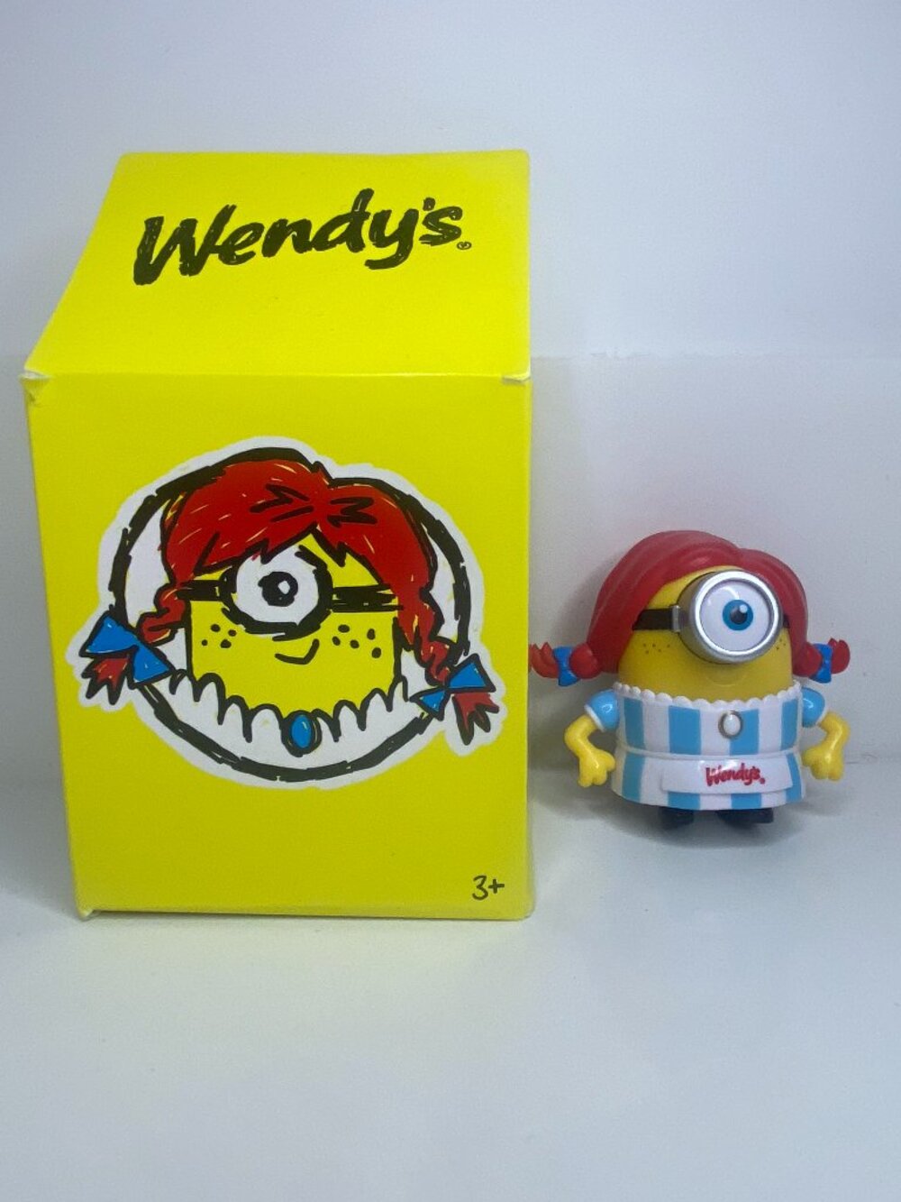 Wendy’s x Minions 2026 Wendy Girl Mini Figure #1 With Box Collectible